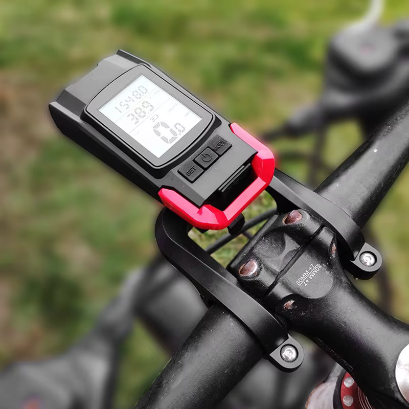 Support central pour éclairage de vélo