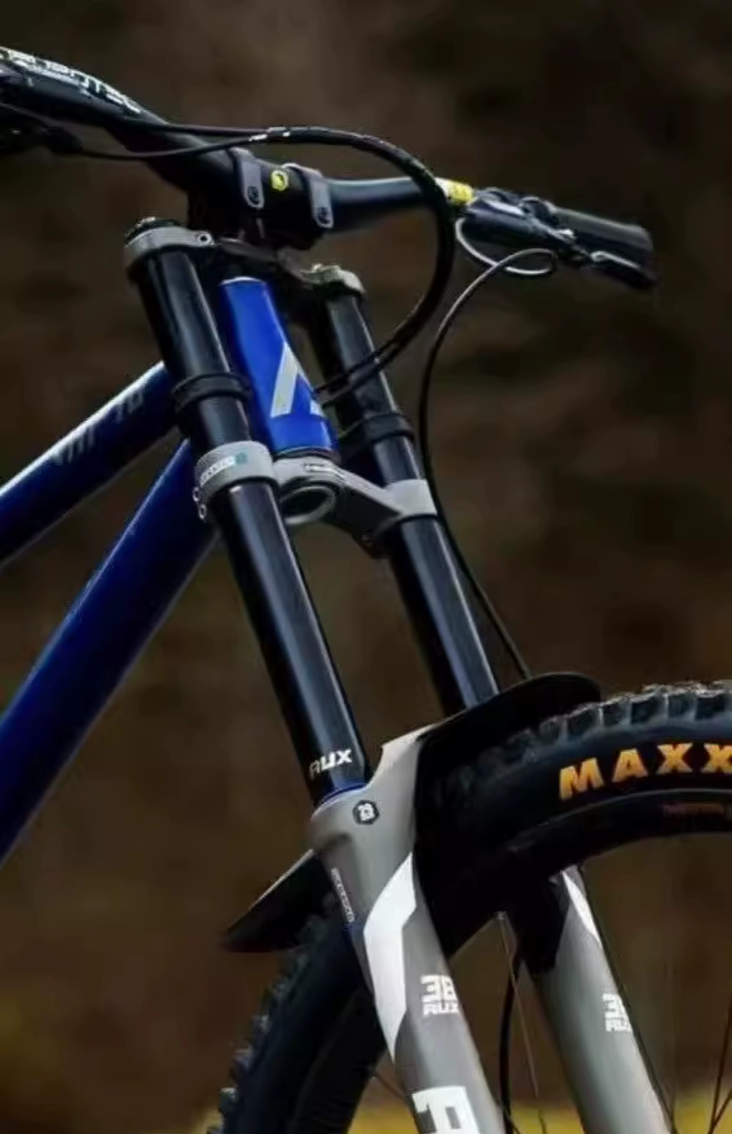 SUNTOUR RUX38 fourche avant de vélo de montagne 29 pouces 200mm voyage DH Double Suspension d'épaule