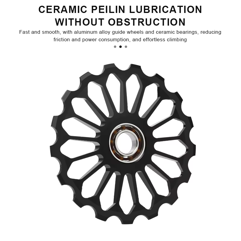 Dérailleur arrière de vélo en Fiber de carbone et céramique