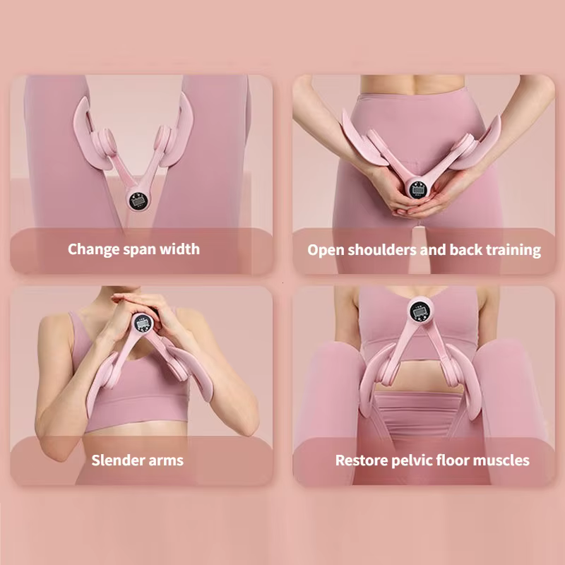Entraîneur musculaire du plancher pelvien confortable et antidérapant, exercice des cuisses, pour la récupération post-partum, entraînement des jambes et des fesses