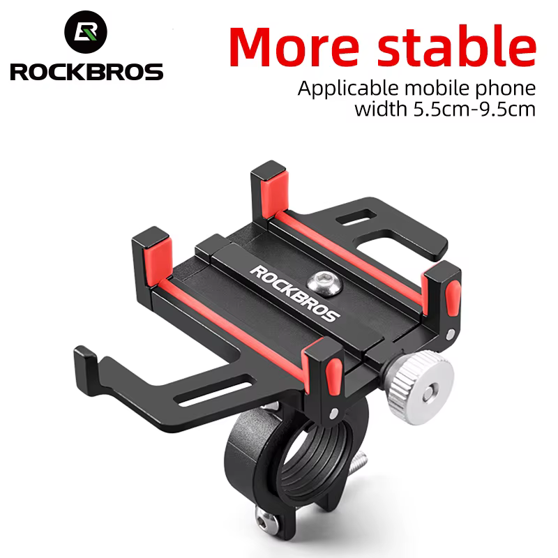 ROCKBROS support de téléphone de vélo en alliage d'aluminium
