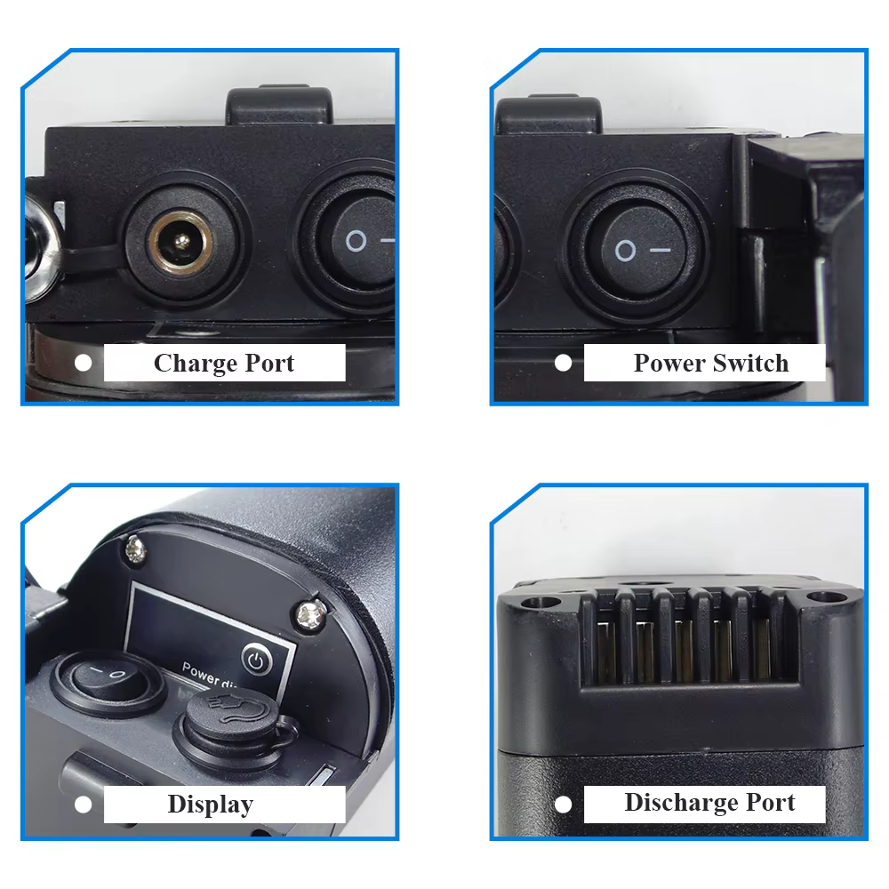 Batterie Li-ion de remplacement pour vélo électrique 36V 11.6Ah