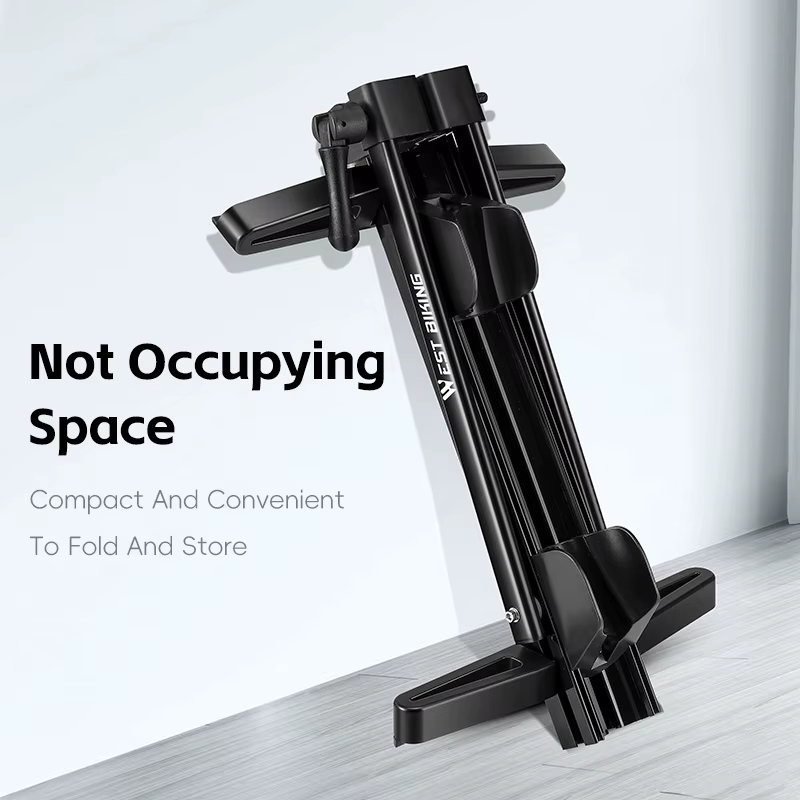 WEST BIKING-Support de stationnement pliable à double pôle T1 pour vélo