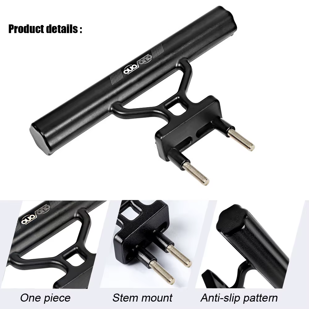 OUO support d'extension de guidon de vélo ultraléger en alliage d'aluminium, accessoire de cyclisme