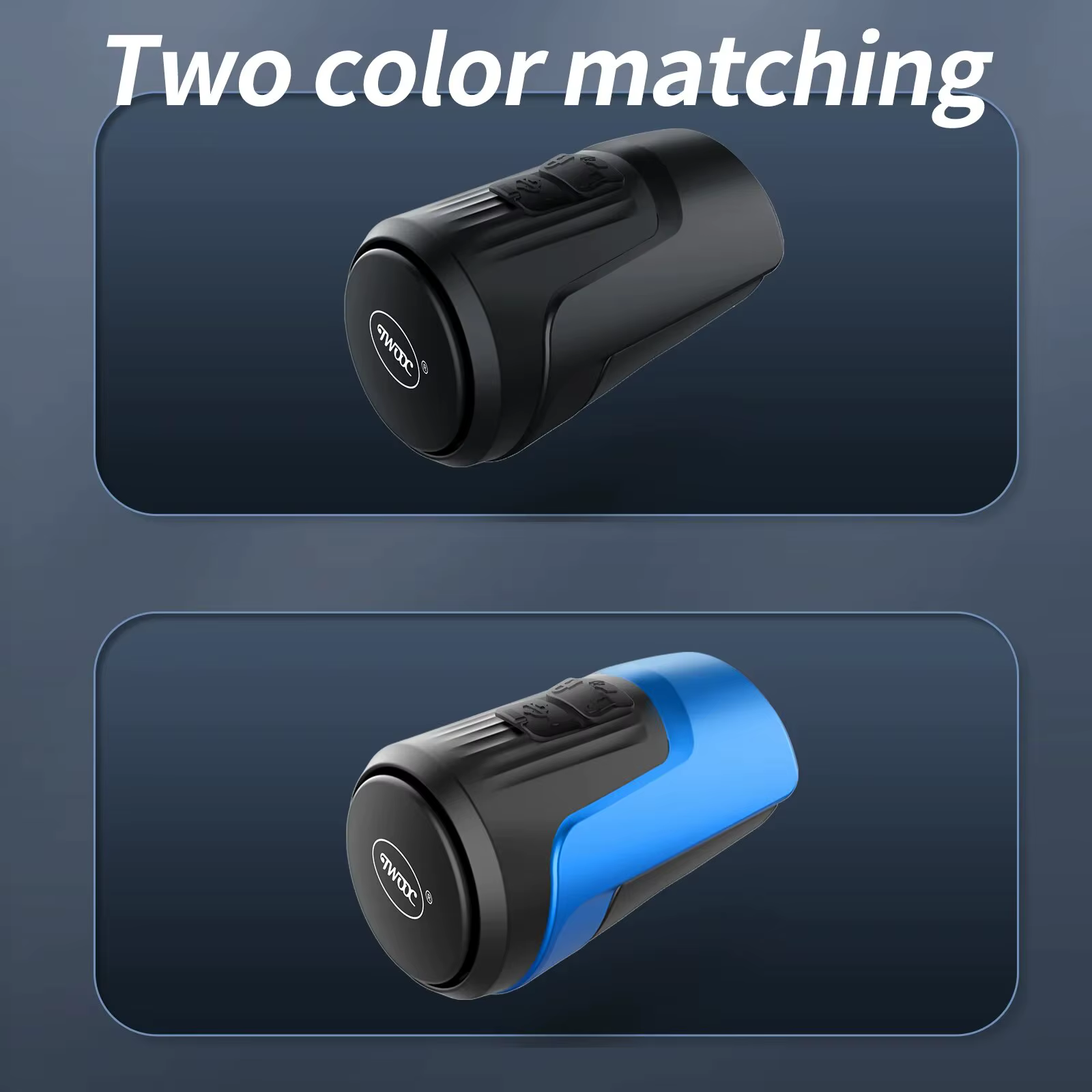 TWOOC 125dB sonnette électronique de vélo klaxon antivol USB Rechargeable adapté aux vélos de route de montagne enfants Scooters