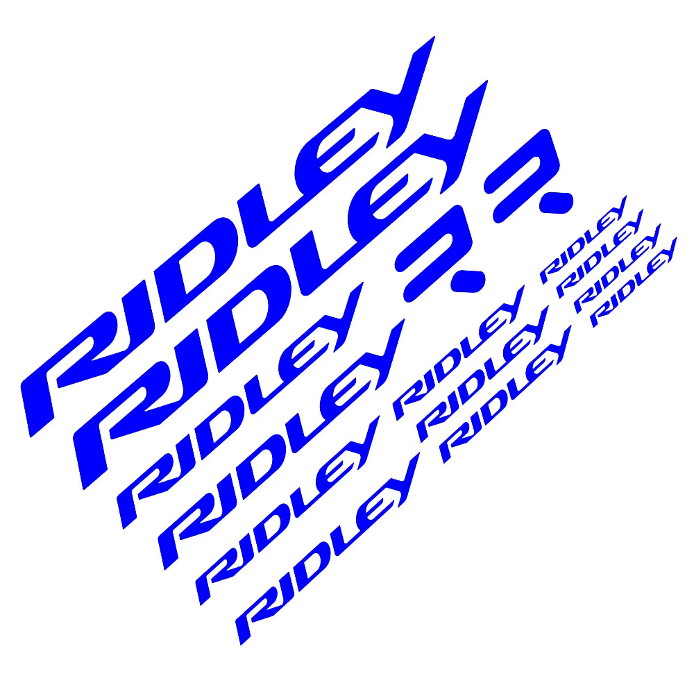 Pour RIDLEY nouvelles étiquettes cadre de vélo remplacement vinyle décalcomanies
