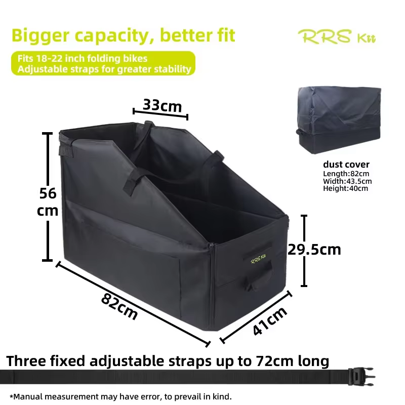 RRSKIT sac de chargement de vélo pliable pour Brompton 14-16 pouces pour Dahon Ruhm 18-22