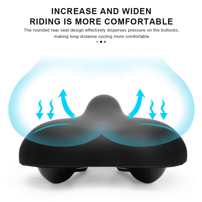 Selle de vélo confortable en mousse à mémoire de forme