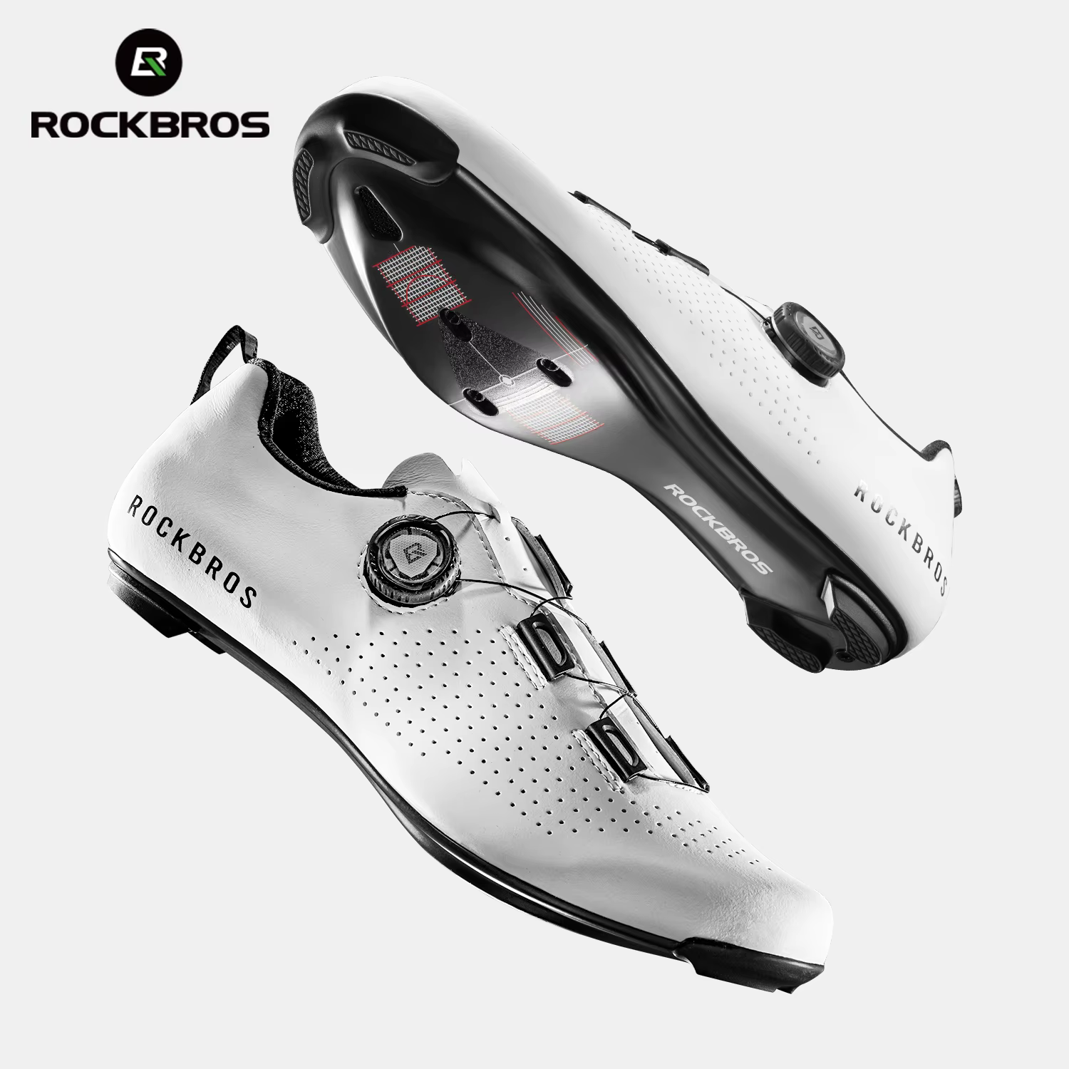 ROCKBROS baskets de cyclisme professionnelles chaussures CR5 en Fiber de carbone bas course vitesse