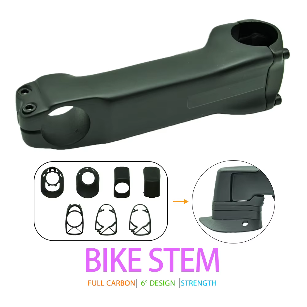 Full Carbon 6 ° Tige de vélo de route Aero Riser avec câblage interne intégré et cockpit dissimulé pour SL7 70mm-130mm