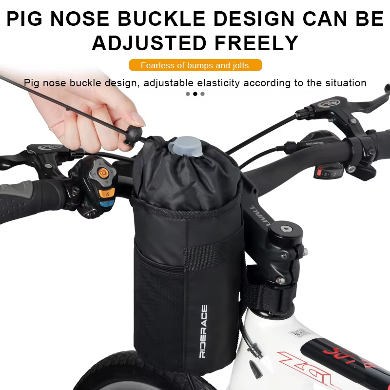 Sacoche multifonction portable pour guidon de vélo