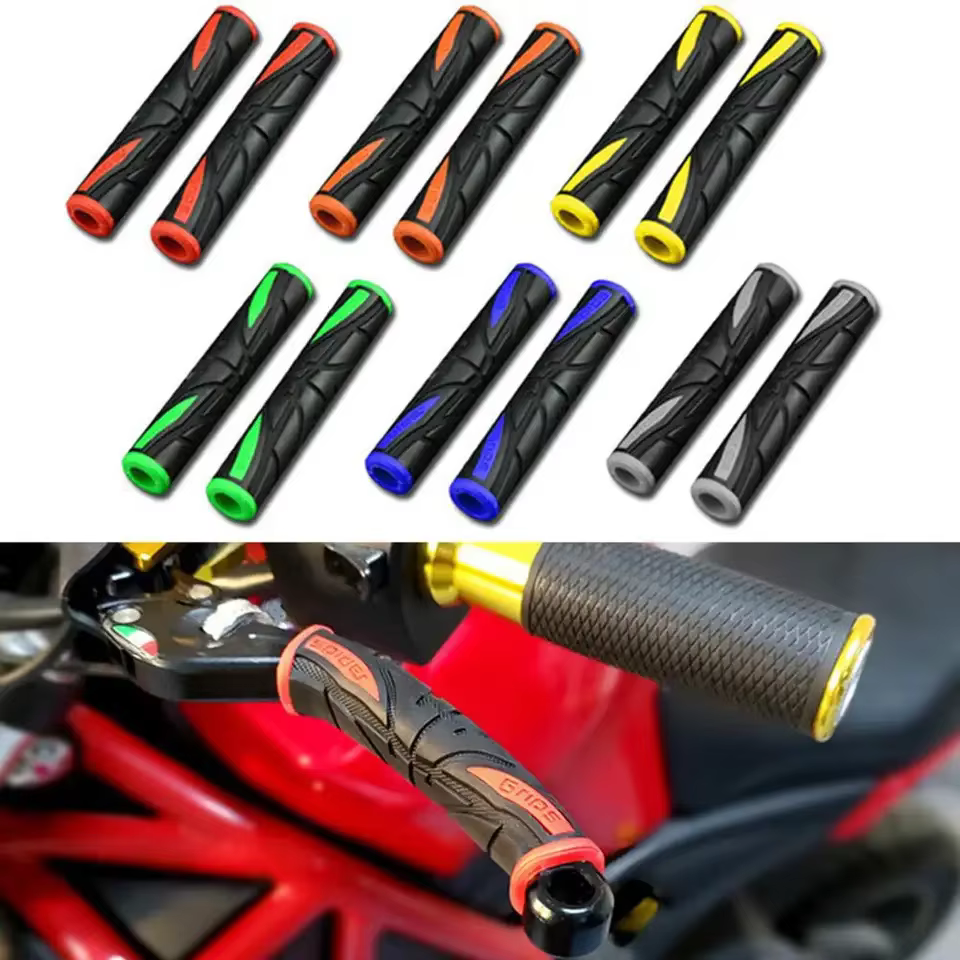 Poignée de frein manchon en Silicone moto vélo protecteur en caoutchouc souple anti-dérapant couverture de protection