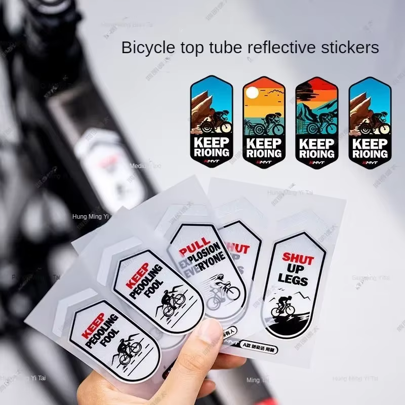 Autocollants réfléchissants pour cadre de vélo