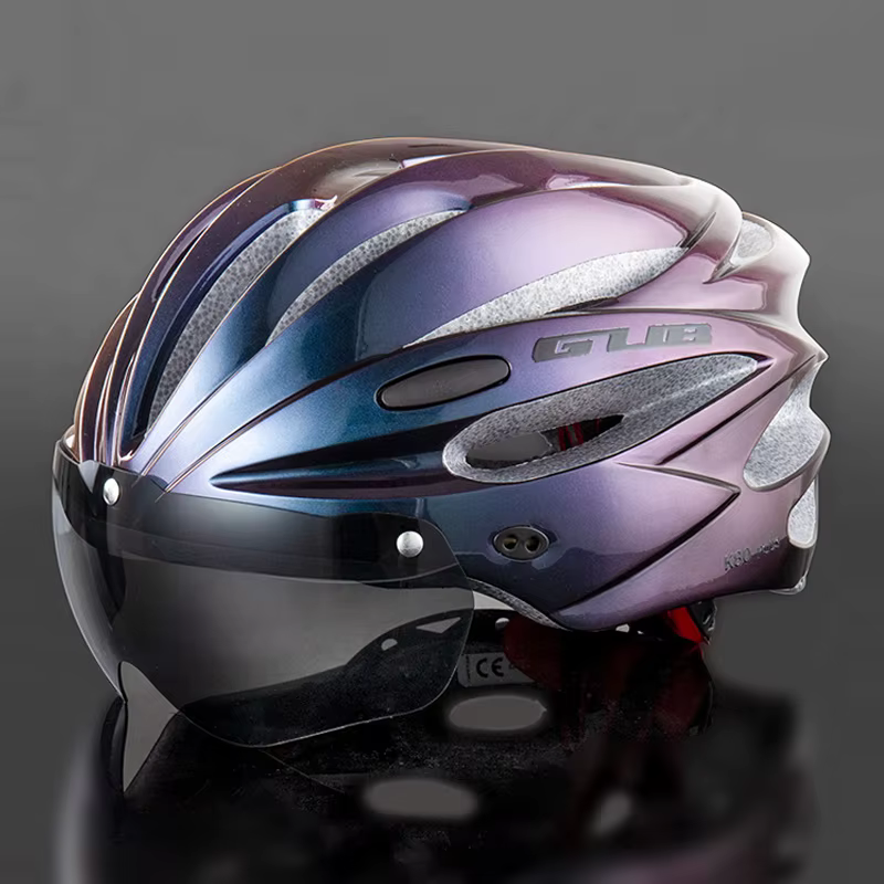Casque de vélo GUB avec lunettes magnétiques coupe-vent