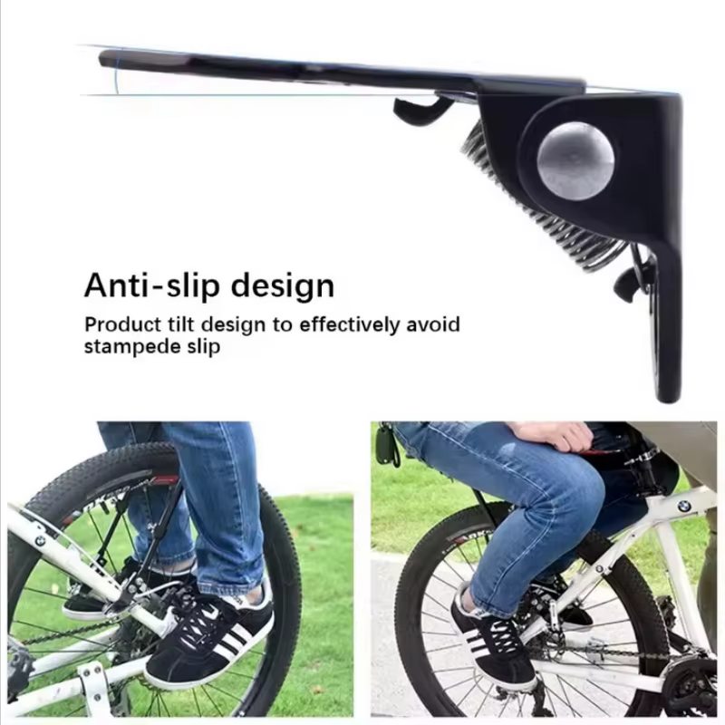 Une paire de repose-pieds de siège arrière de vélo vtt