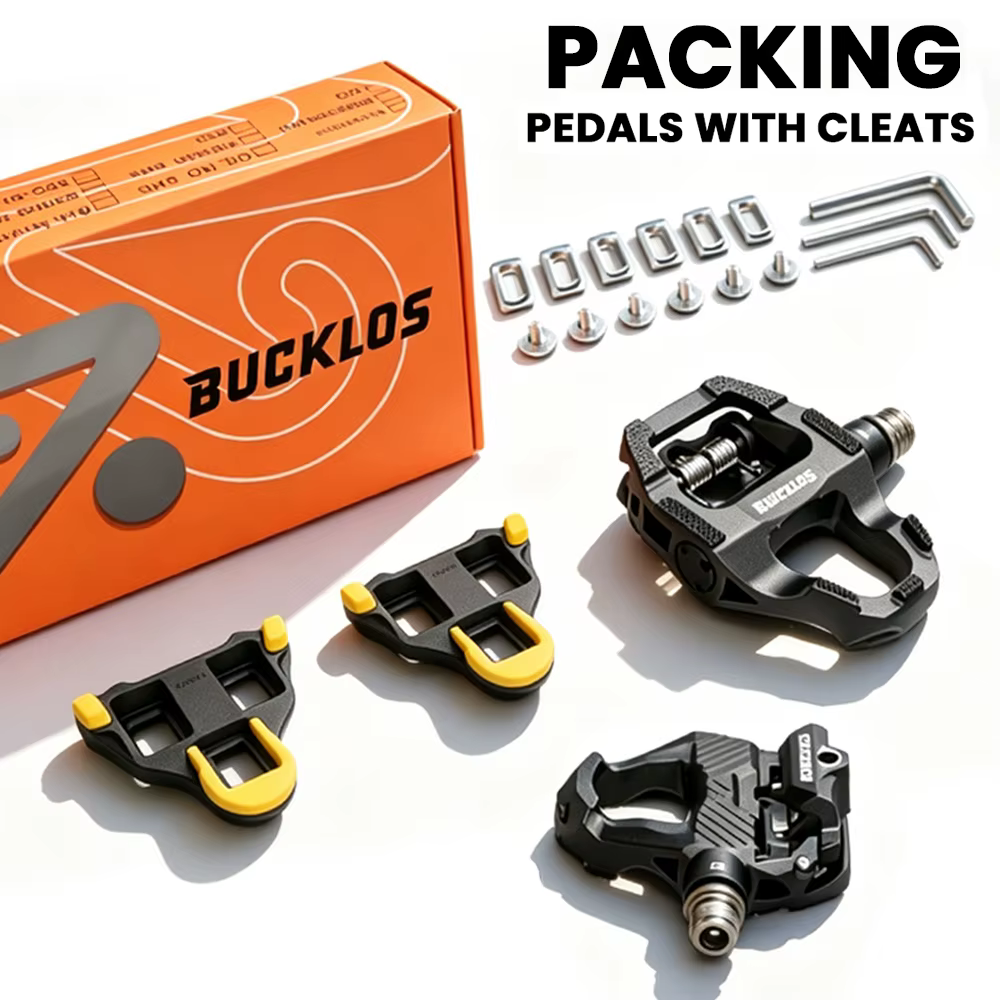 Pédales de vélo BUCKLOS à double fonction
