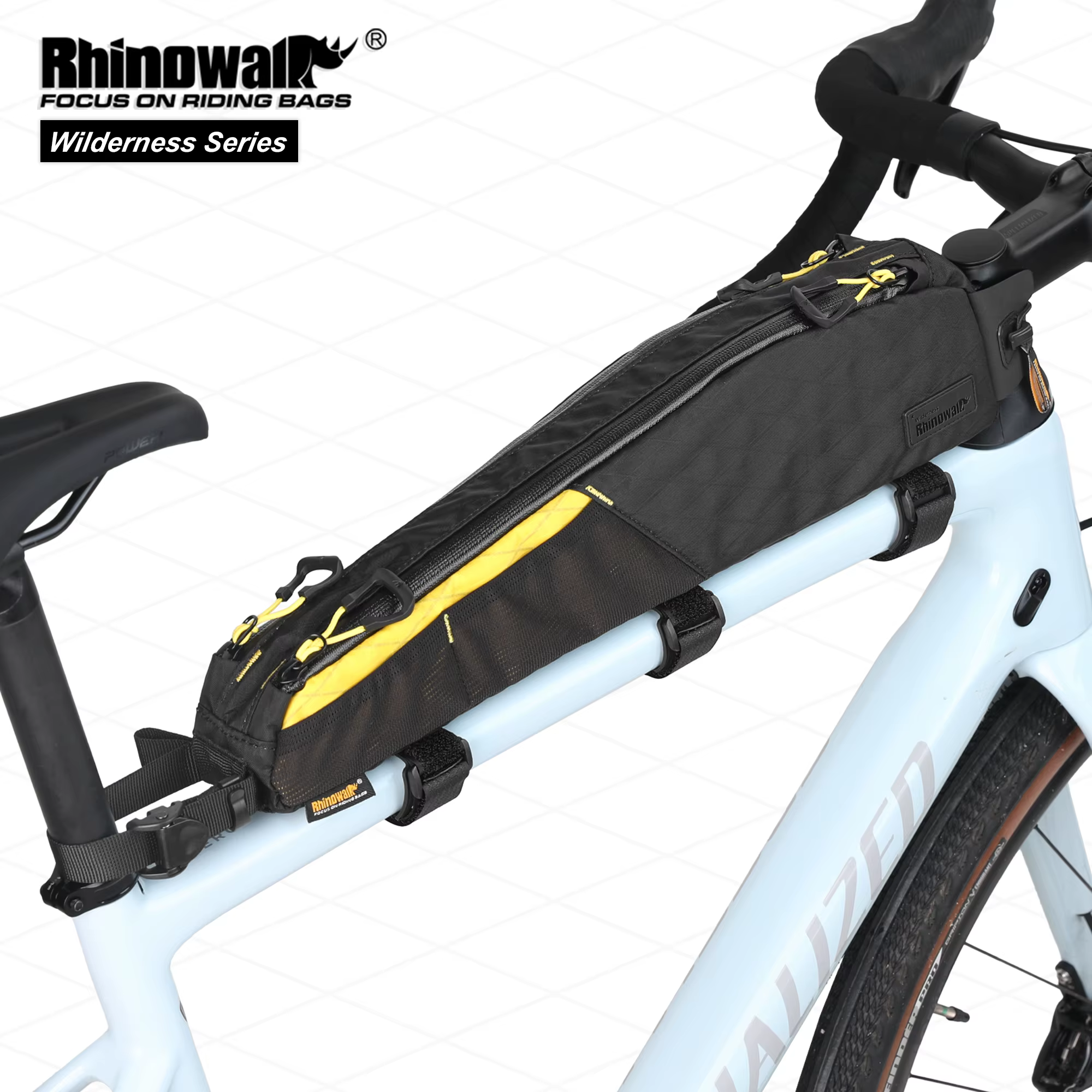 Rhinowalk – grand sac pour Tube supérieur de vélo