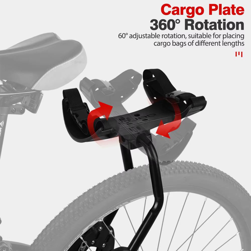 Porte-bagages arrière réglable en métal NEWBOLER pour vélo