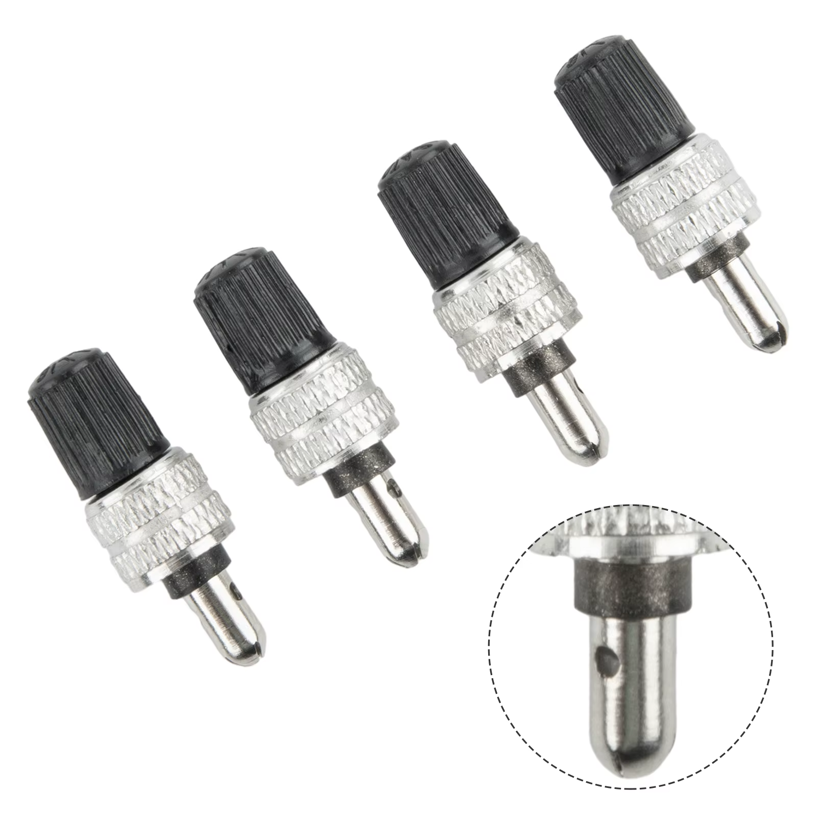 Pièces de cyclisme 4 X Valve de vélo environ 4g