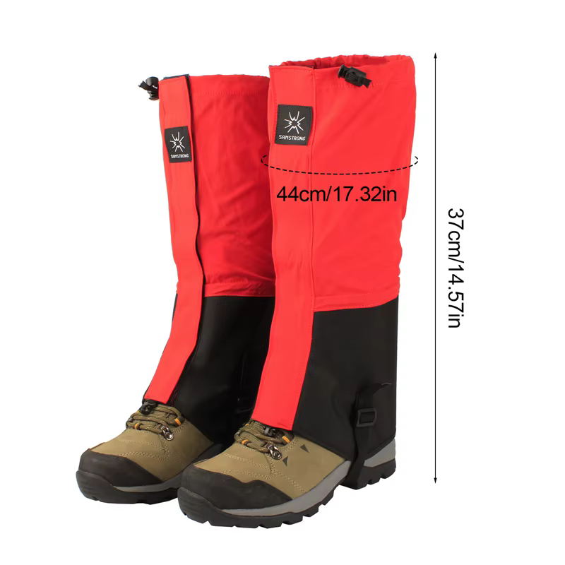 Ensemble de guêtres de trekking professionnelles – Conception coupe-vent et anti-boue pour chasseurs/climants