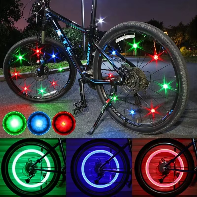 Feux de rayons de vélo étanches et brillants