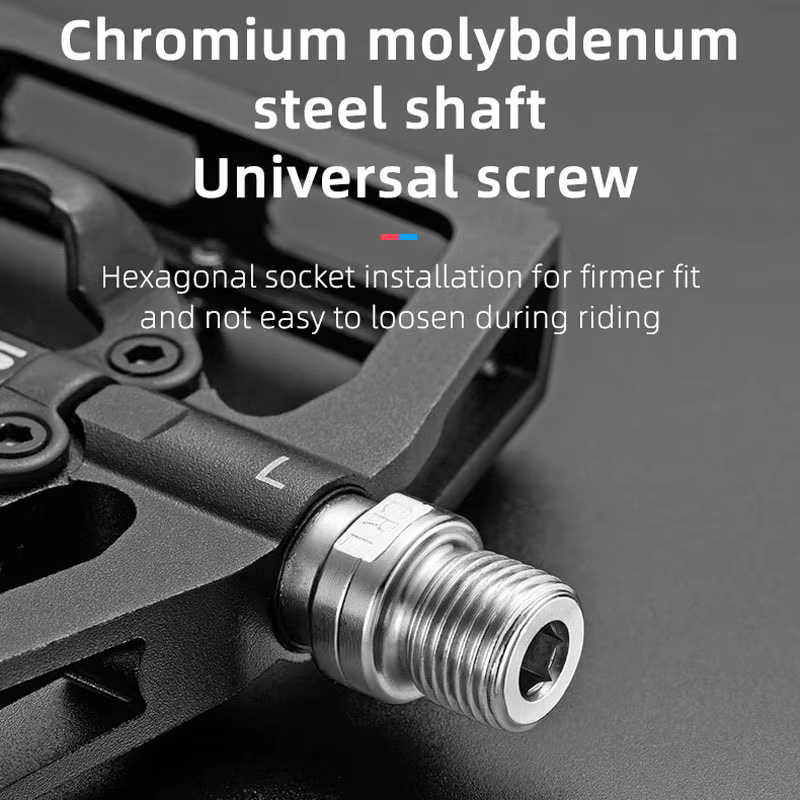 Pédale de vélo ROCKBROS 2 en 1 avec cale libre pour système SPD