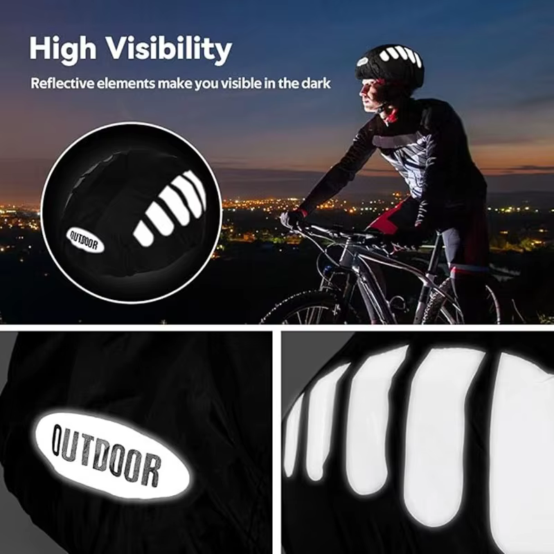 Housse de protection contre la pluie pour casque de vélo