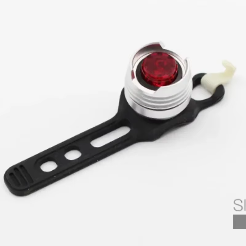 Vélo vélo cyclisme avant arrière queue casque rouge Flash lumières LED étanche vtt sécurité avertissement lampe cyclisme aluminium lumière