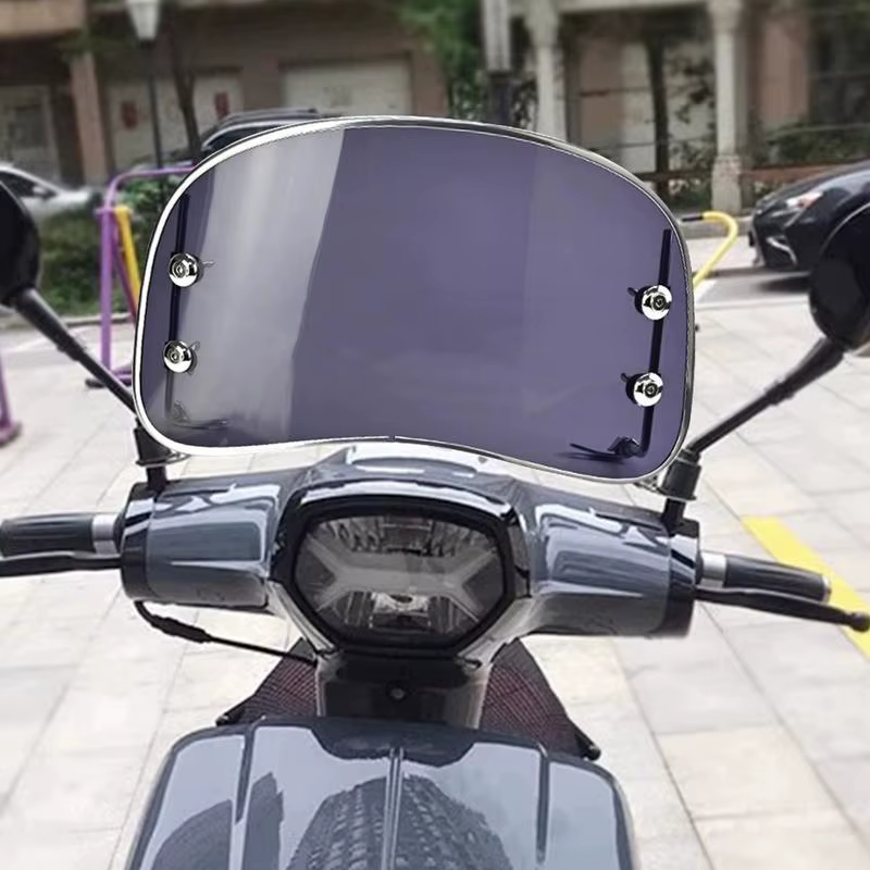 Déflecteur de vent semi-circulaire pour pare-brise de moto et Scooter