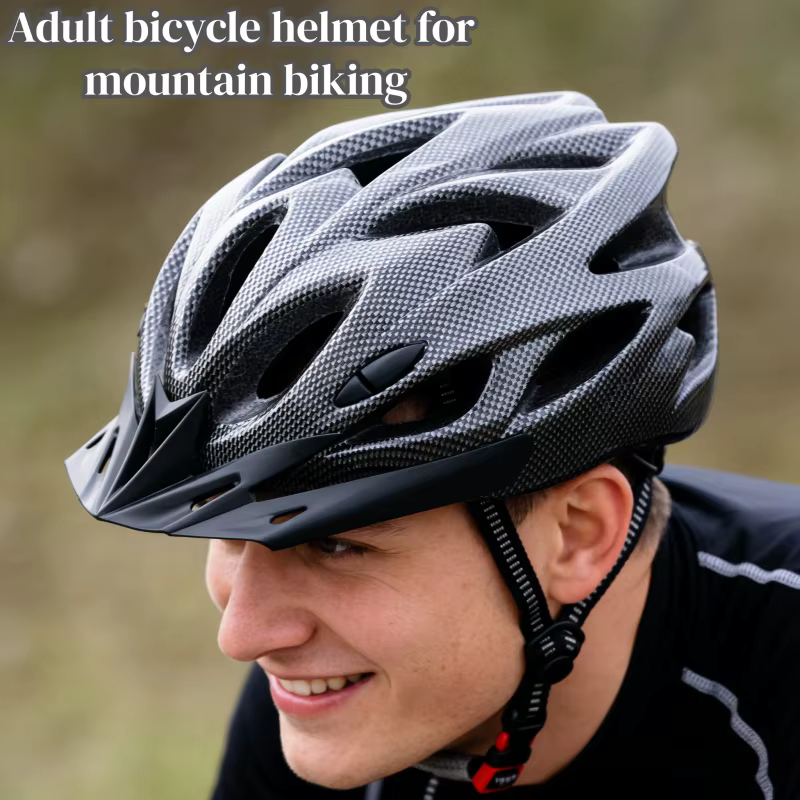 Casque de cyclisme doublure confortable léger creux hommes femmes réglable sécurité d'équitation protection de la tête