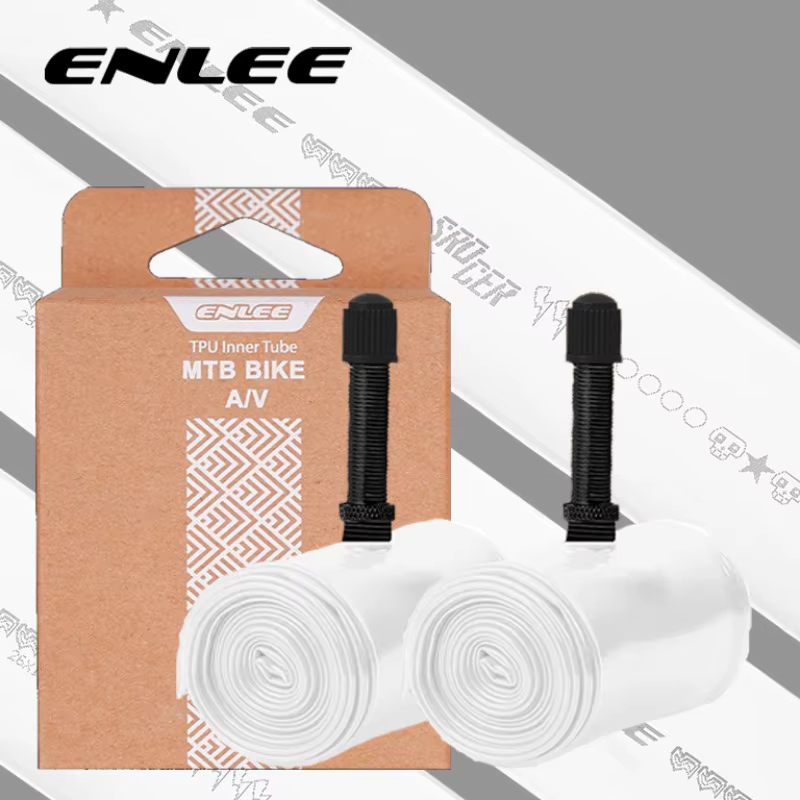 Chambre à air de vélo ENLEE en TPU avec valve Schrader en alliage d'aluminium