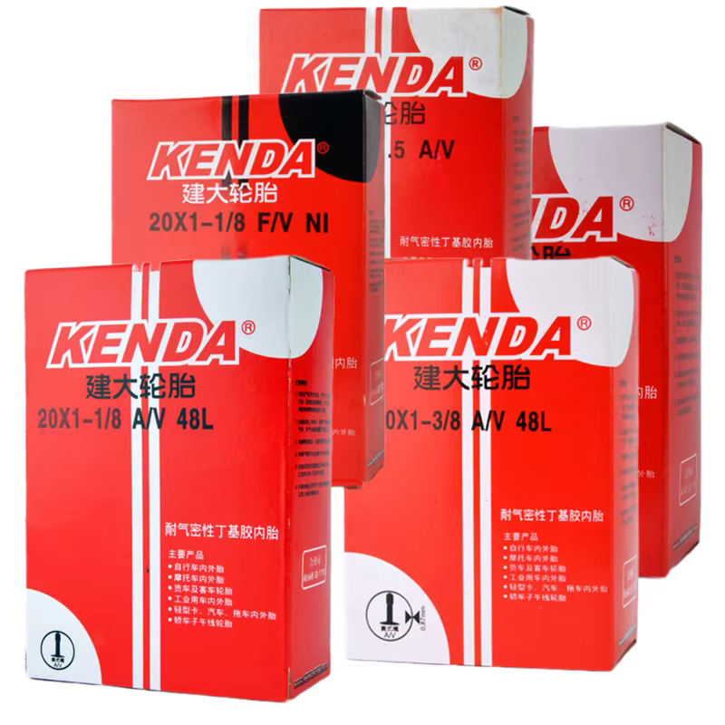 Chambre à air de vélo KENDA 20X1.25/1.5/1.75/2.125/1-8/3-8 pouces AV/FV 32/36/48mm pour véhicule pliable 451C