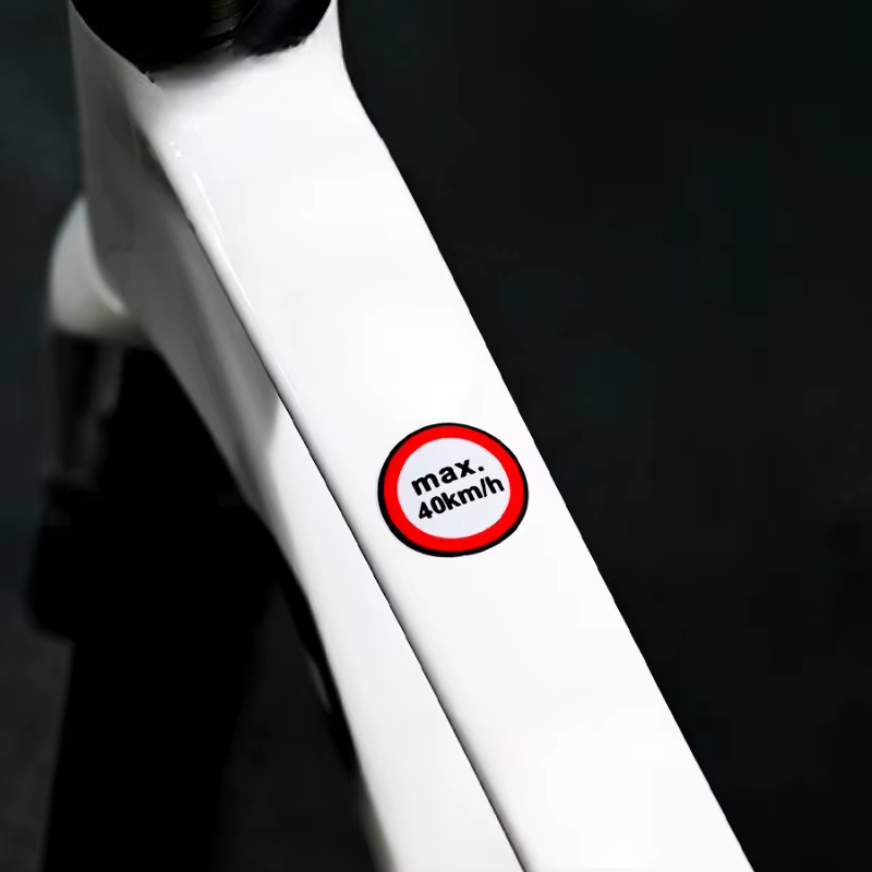 Pack d'autocollants de limite de vitesse transparent 4 pièces/ensemble