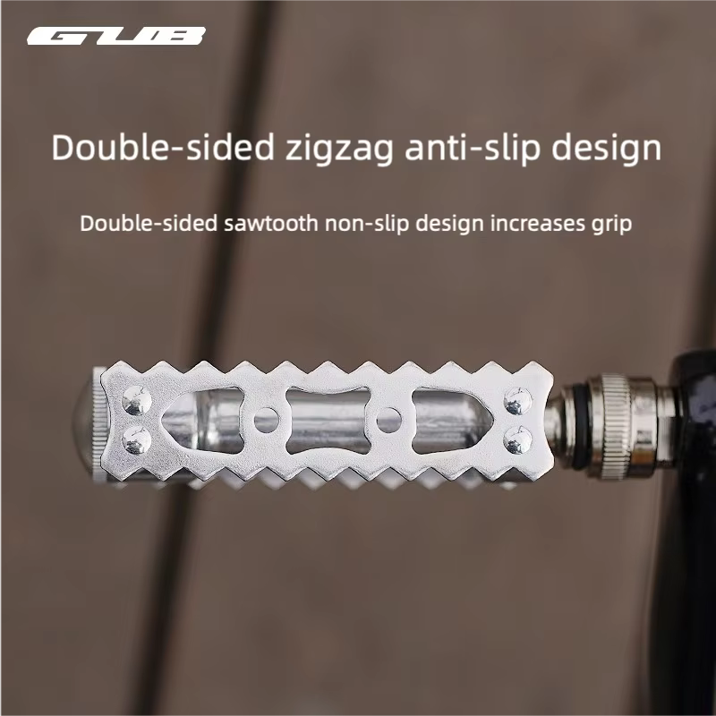 GUB QR006 rétro dégagement rapide pliant VTT en alliage d'aluminium pédale de vélo avec Triple roulements anti-dérapant