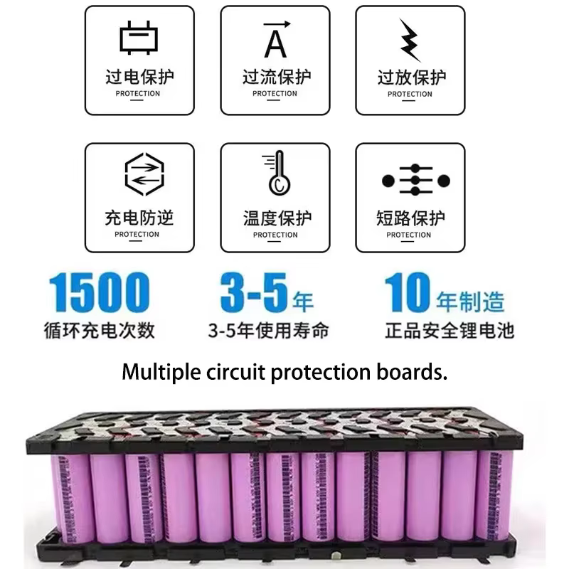 Batterie lithium-ion électrique pliante pour scooter