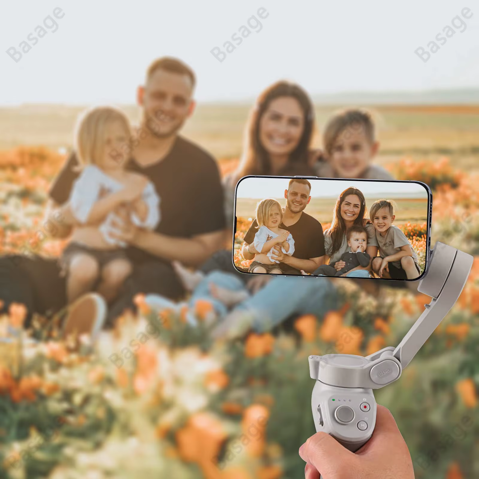 Adaptateur magnétique support de téléphone portable stabilisateur portatif accessoires à dégagement rapide pour DJI Osmo OM6 OM5 OM4 cardan pour Magsafe