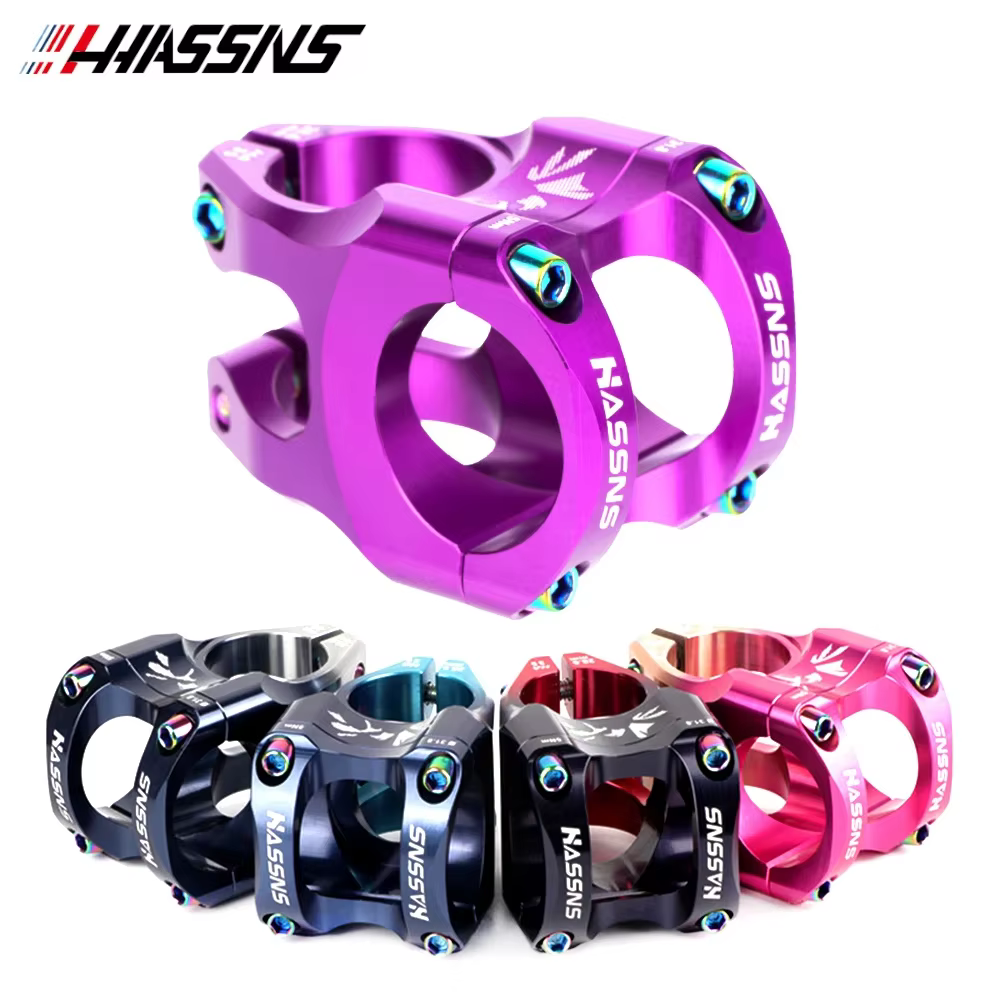 HASSNS VTT tige de puissance 35mm longueur 0 degrés
