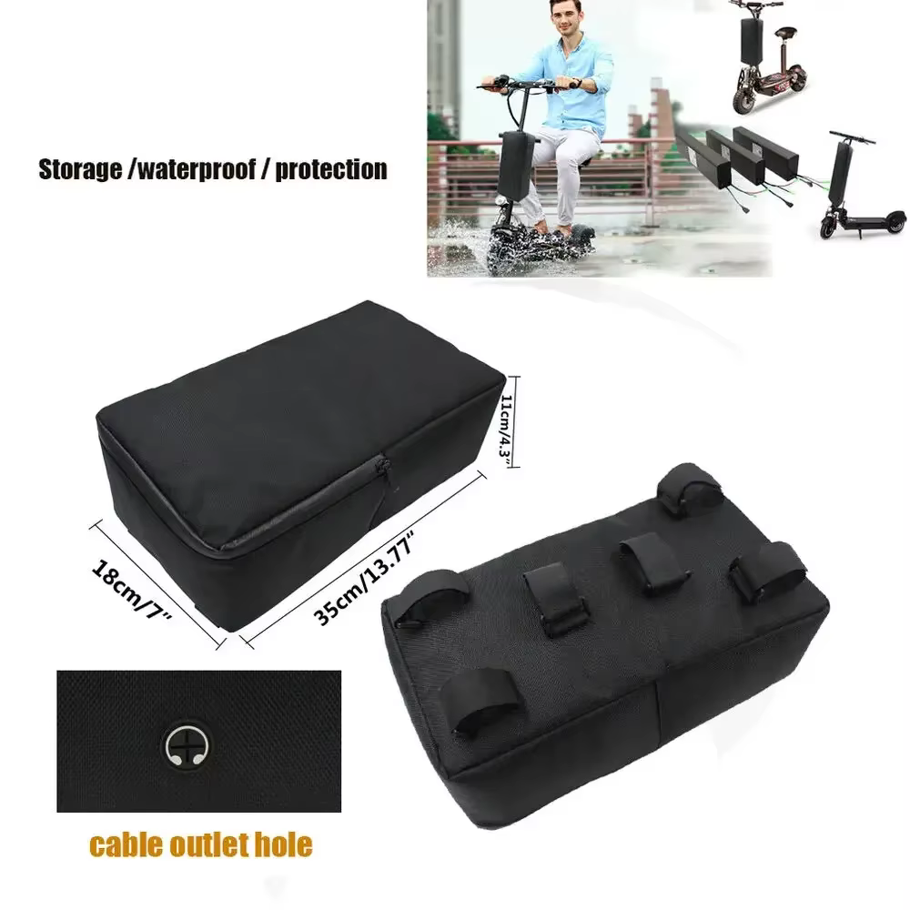 Sac de Rangement Étanche pour Batterie de Scooter Électrique