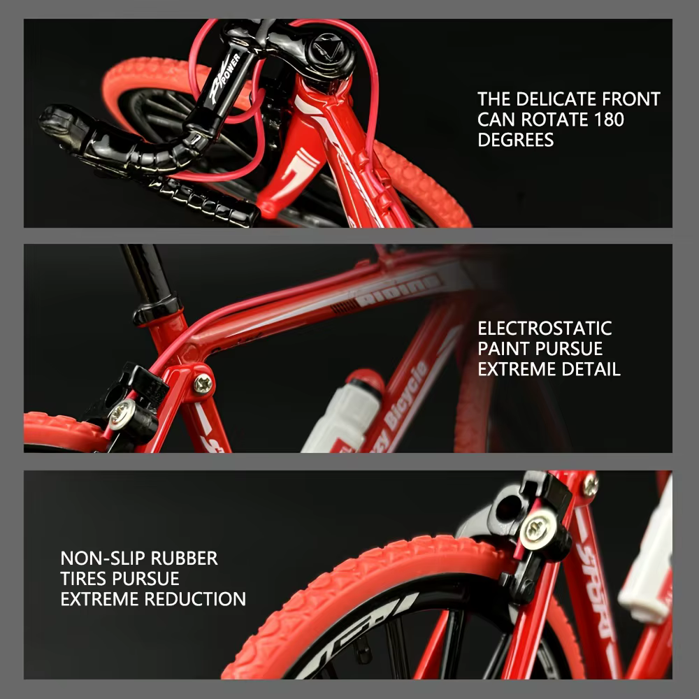 Ornement de modèle de vélo de montagne à monter soi-même