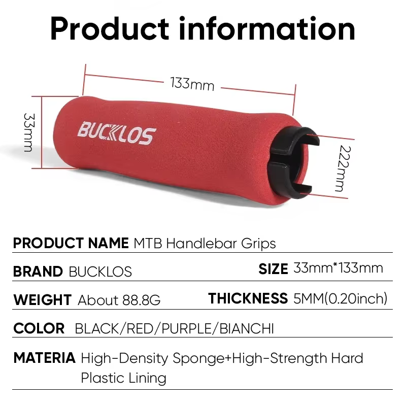 BUCKKub-Juste de guidon de vélo souple