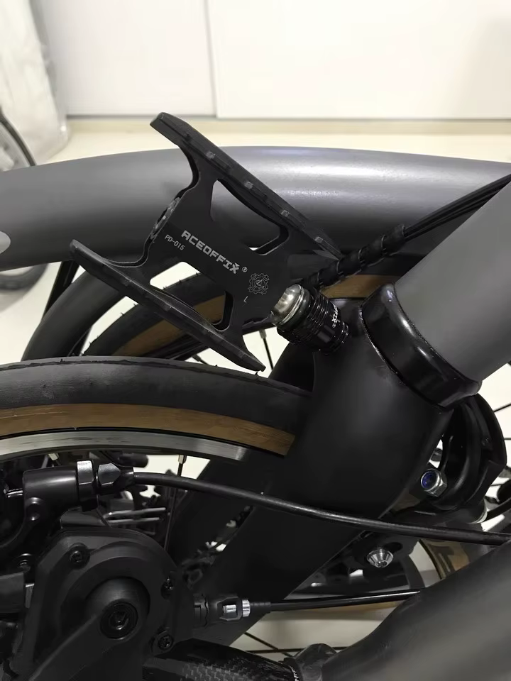Aceoffix support de pédale pour Brompton t line accessoires de vélo