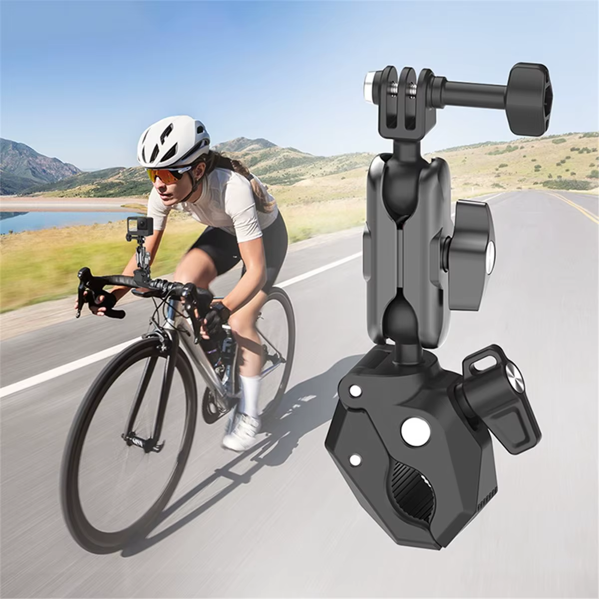 Support de caméra pour guidon de vélo