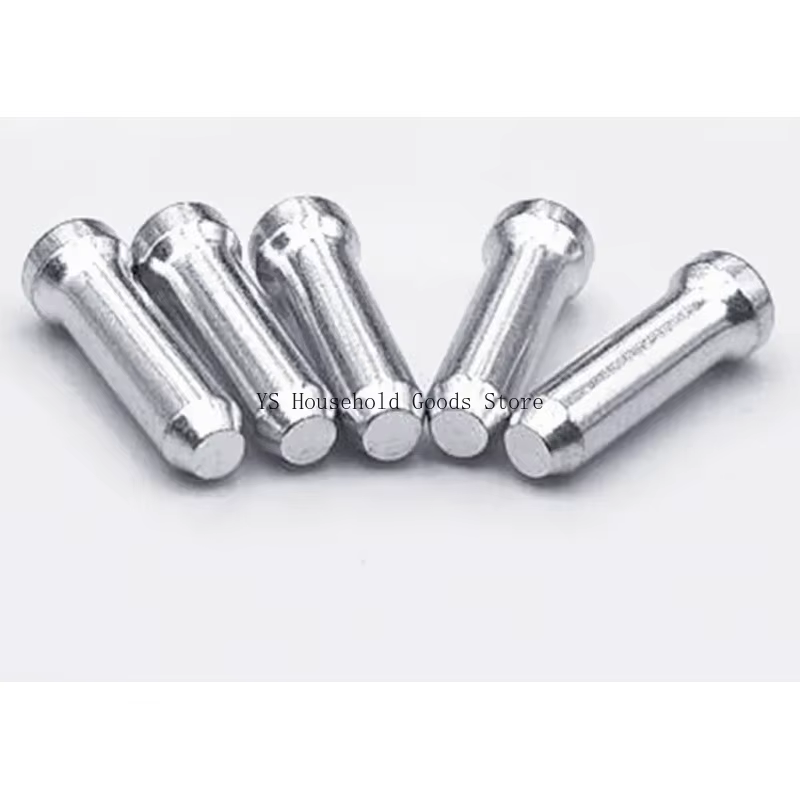100 embouts de câble de frein et de dérailleur en aluminium pour vélo
