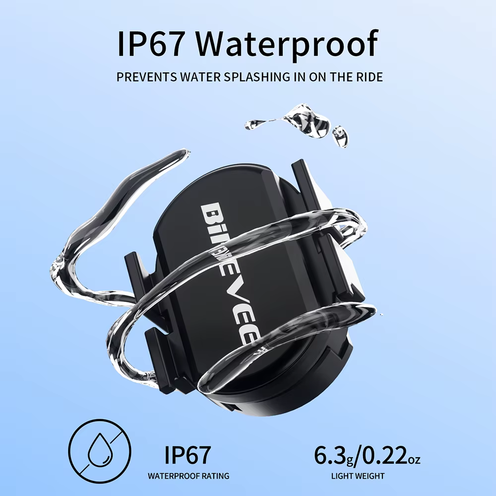 Capteur de vitesse et de cadence sans fil universel, Bluetooth ANT+, compatible avec Rouvy Zwift Garmin Wahoo CooSporide pour ordinateur de vélo