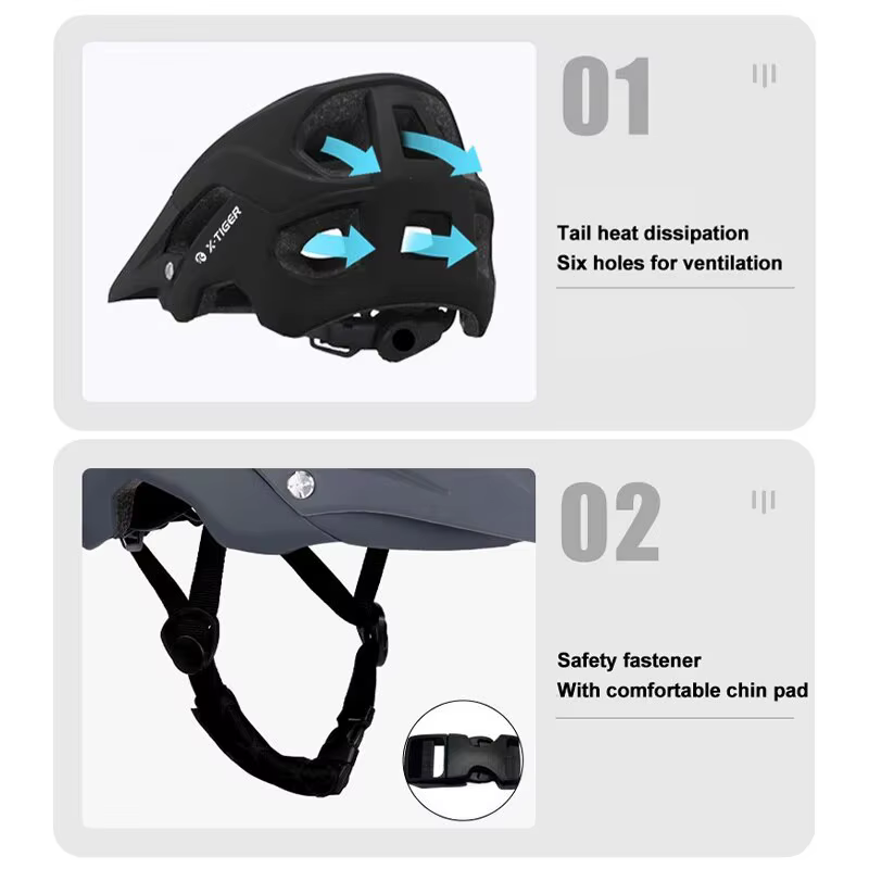 Casque de vélo X-TIGER Route de montagne d'expériences