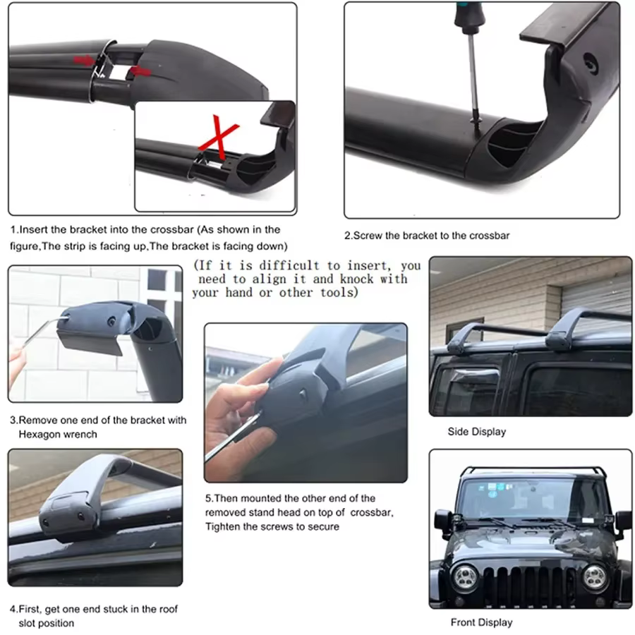 Porte-bagages en aluminium