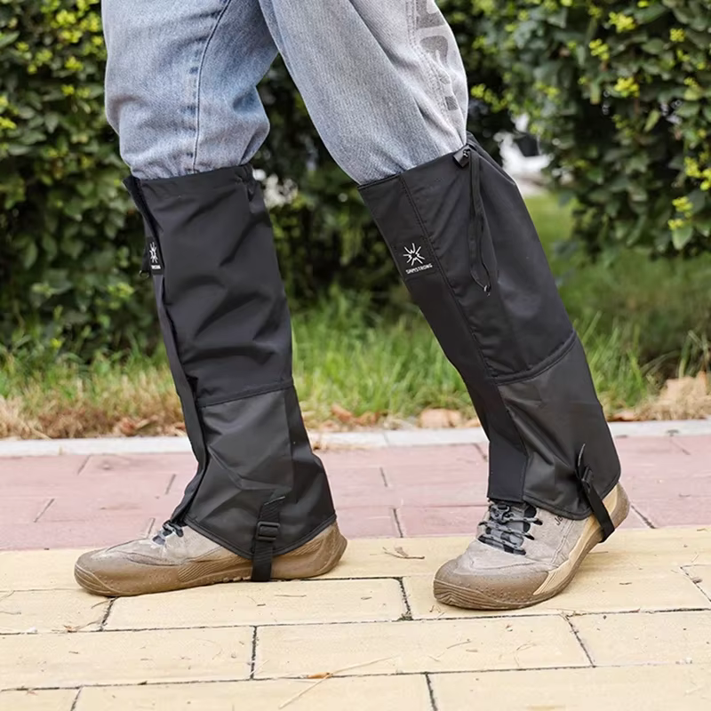 Ensemble de guêtres de trekking professionnelles – Conception coupe-vent et anti-boue pour chasseurs/climants