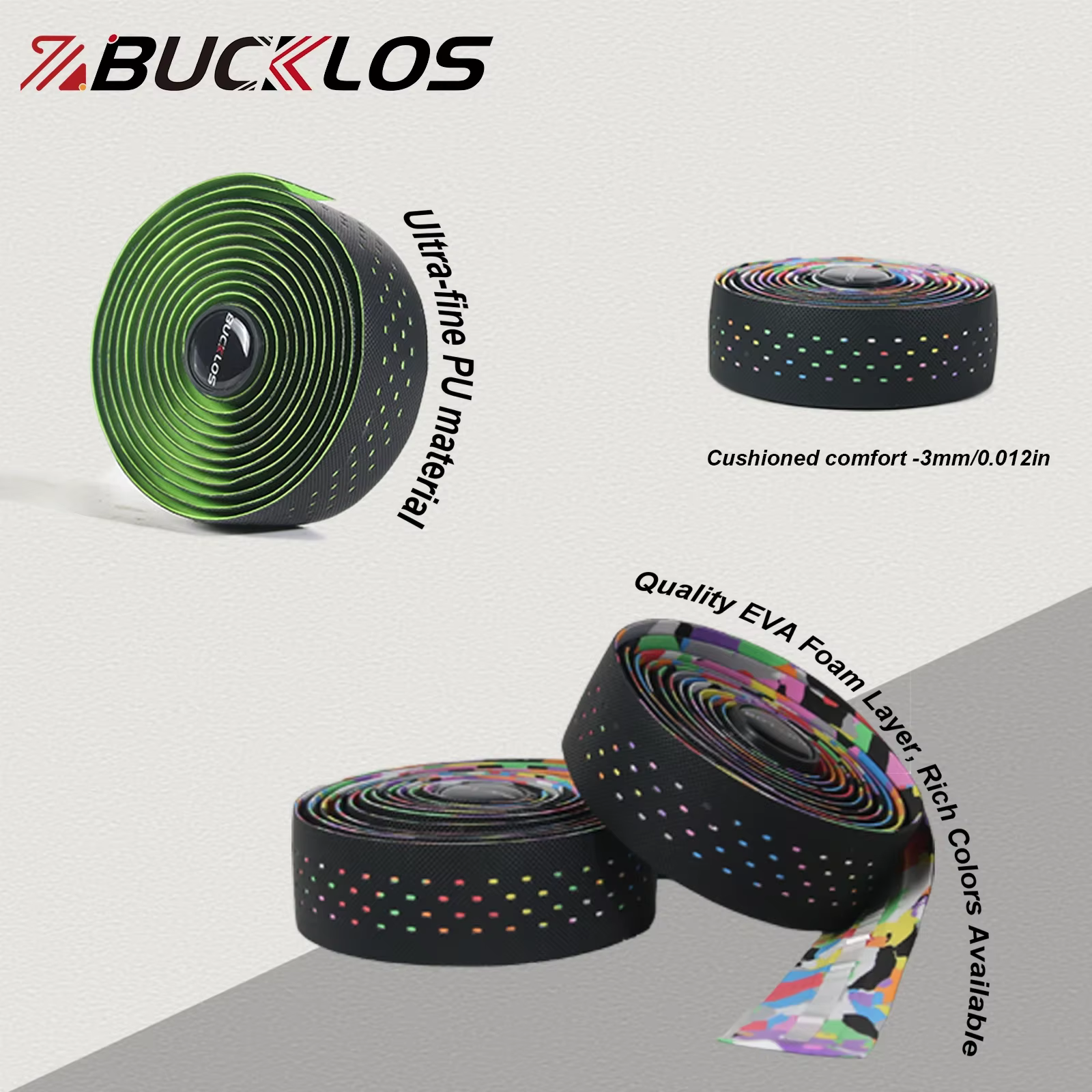 BUCKLOS professionnel gravier vélo guidon bande antichoc confort route