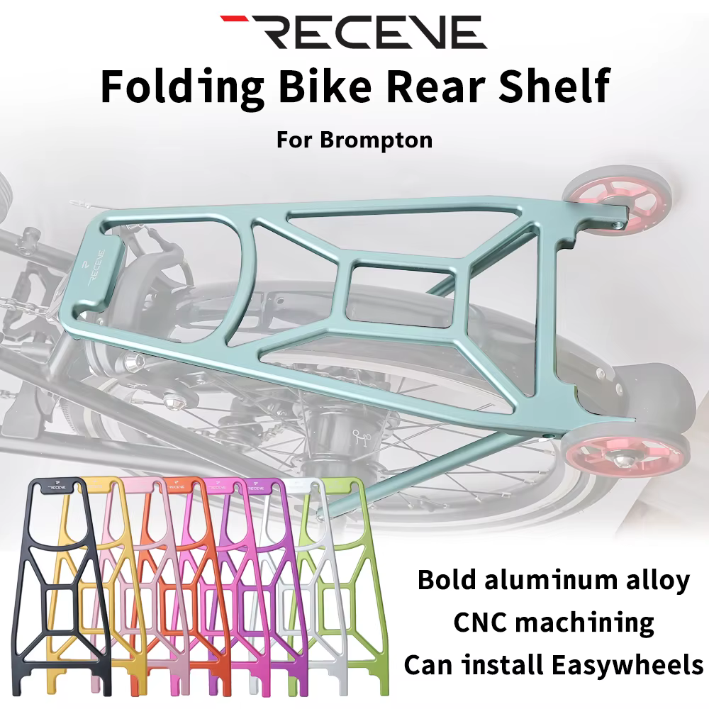 RECEVC support arrière de vélo pliant porte-bagages BMX