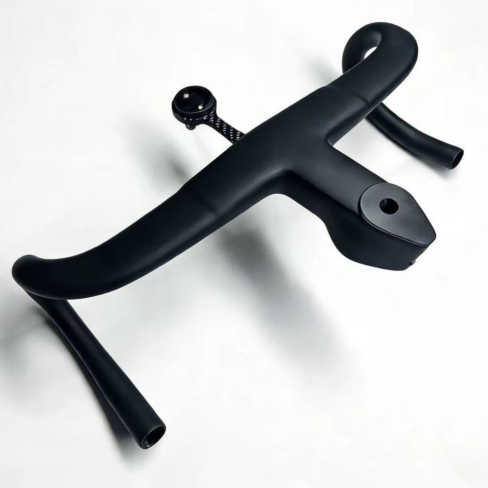 Guidon de vélo de route monobloc en fibre de carbone spécifique Pinarello